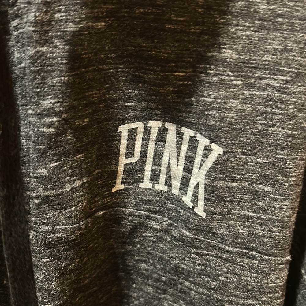 Pink Victoria Secret Cropped Sweatshirt - Picture 4 of 5